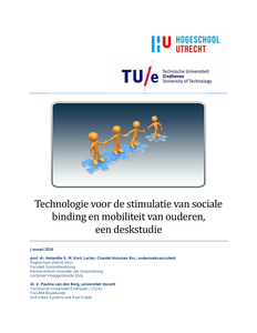 Technologie voor de sociale binding en mobiliteit van ouderen, een deskstudie