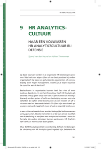 HR Analyticscultuur