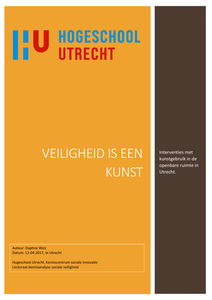 Veiligheid is een kunst