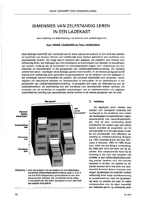 Dimensies van zelfstandig leren in een ladekast