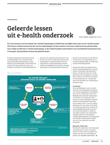 Geleerde lessen uit e-health onderzoek