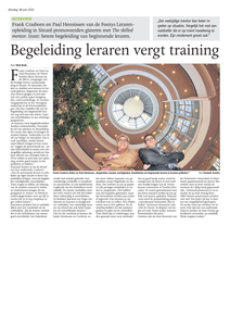 Begeleiding leraren vergt training