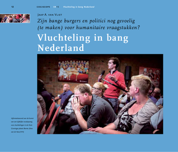 Vluchteling in bang Nederland