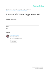 Emotionele beroering en moraal