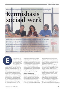 Kennisbasis sociaal werk