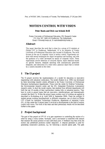 Motion Control with Vision