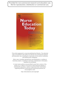 The relationship between critical thinking skills and self efficacy beliefs in mental health nurses