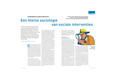 Een kleine sociologie van sociale interventies: de bijziendheid van evidence based practice