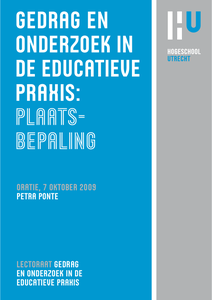 Gedrag en onderzoek in de educatieve praxis: plaatsbepaling