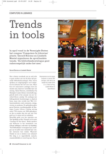 Trends in tools; Computers in Libraries