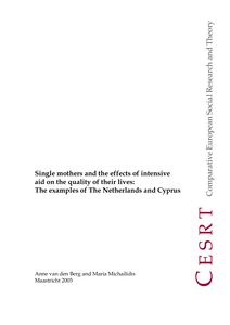 Single Mothers and the Effects of Intensive Aid on the Quality of their Lives : the Examples of the Netherlands and Cyprus