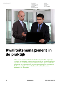 Kwaliteitsmanagement in de praktijk