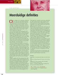 Meerduidige definities