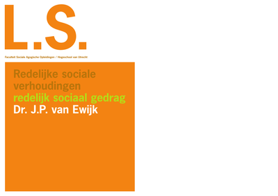 Redelijke sociale verhoudingen, redelijk sociaal gedrag