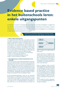 Evidence based practice in het buitenschools leren