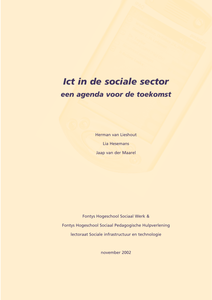 Ict in de sociale sector, een agenda voor de toekomst