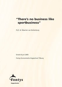 "There's no business like sportbusiness"