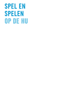 Spel en Spelen op de HU