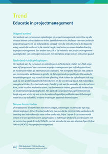 Educatie in projectmanagement