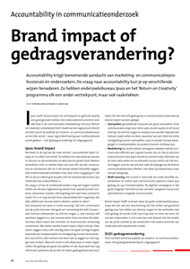 Brand impact of gedragsverandering