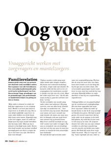 Oog voor loyaliteit