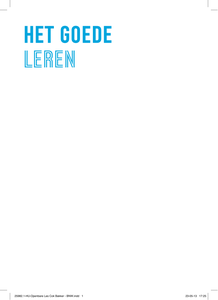 Het goede leren; leraarschap als normatieve professie