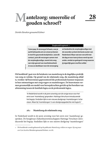 Mantelzorg, smeerolie of gouden schroef?