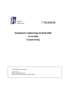 Congresverslag Symposium Leiderschap en Diversiteit