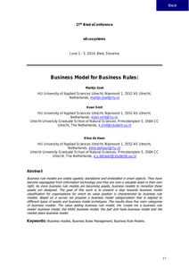 Business model for business rules