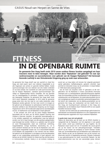 Fitness in de openbare ruimte