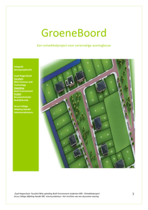 GroeneBoord ; een ontwikkelproject voor seriematige woningbouw (TBTOP)