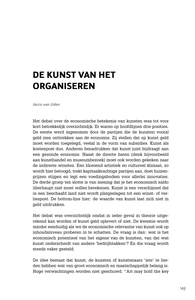 De kunst van het organiseren