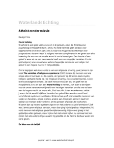 Atheïst zonder missie. Artikel uitgesproken bij de presentatie van Ceylan Pekta-Weber "Moslima's; emancipatie achter de dijken"(Bulaaq 2006) in de Balie, Amsterdam, 5 maart 2006