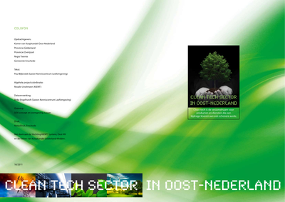 Clean tech sector in Oost-Nederland