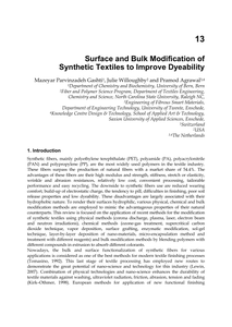 Surface and Bulk Modification of Synthetic Textiles to Improve Dyeability